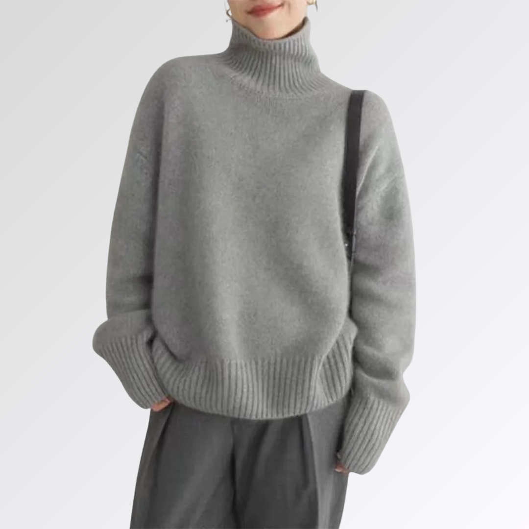 Isabelle | Pull col roulé doux