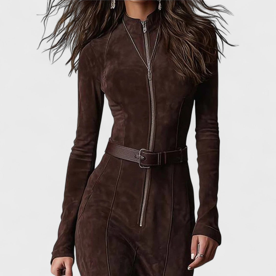 Talia | Robe longue ceinturée