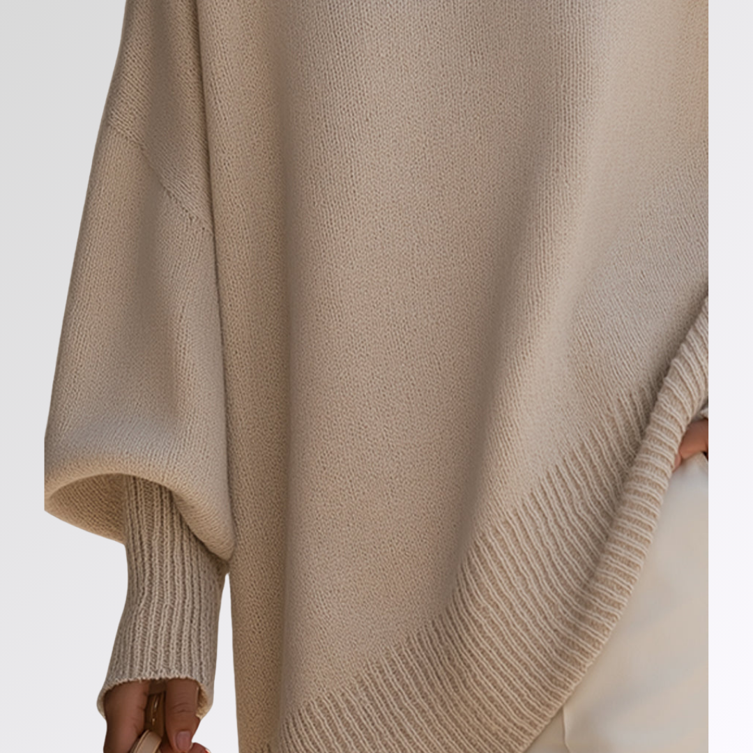 Serena | Pull élégant à base asymétrique