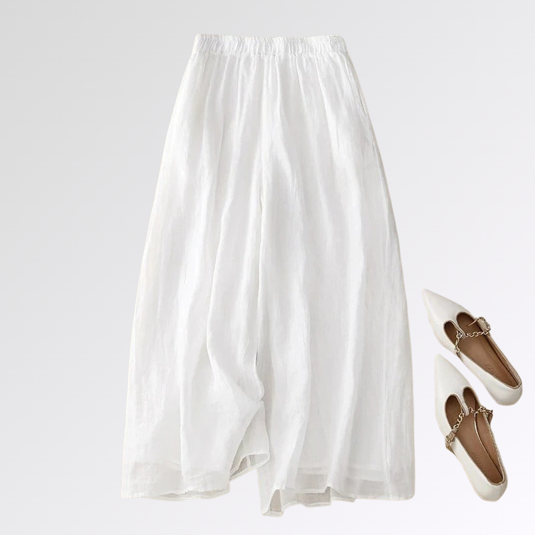 Nicole | Pantalon En Lin Élégant