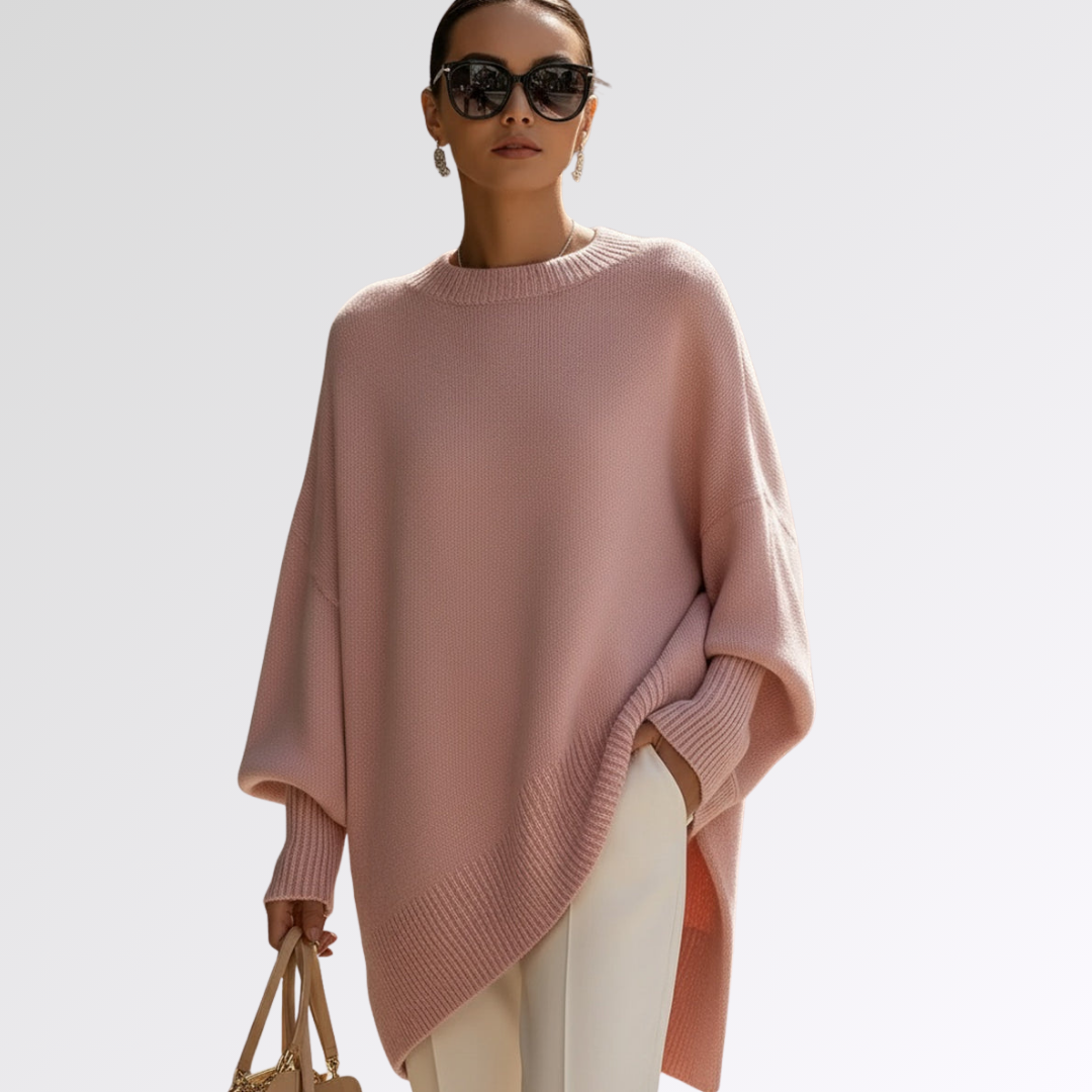 Serena | Pull élégant à base asymétrique
