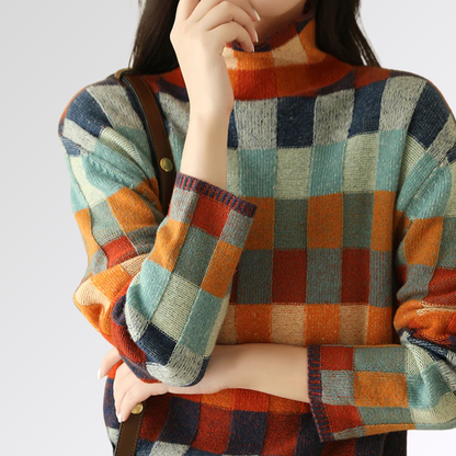 Élise | Pull col Haut Doux