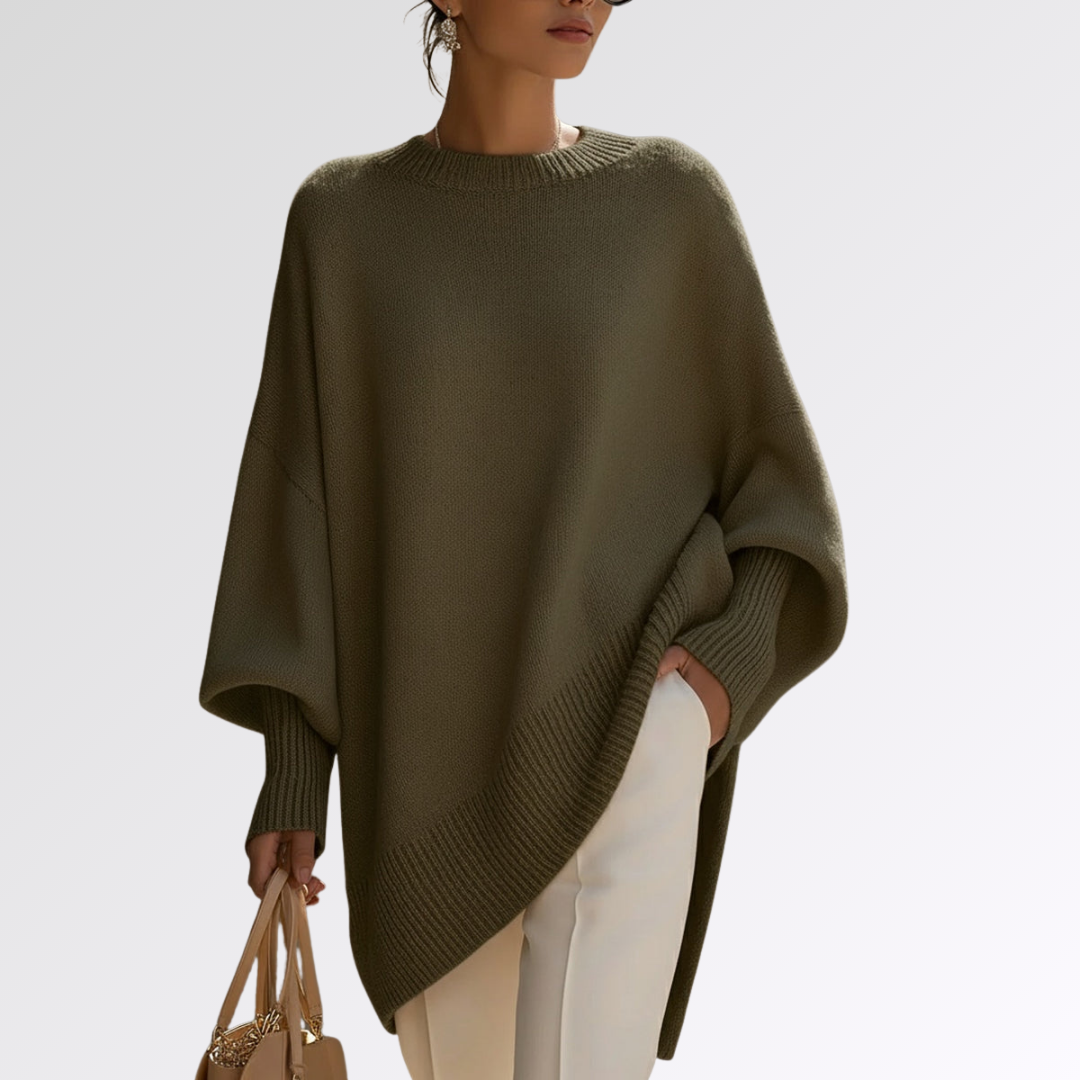 Serena | Pull élégant à base asymétrique