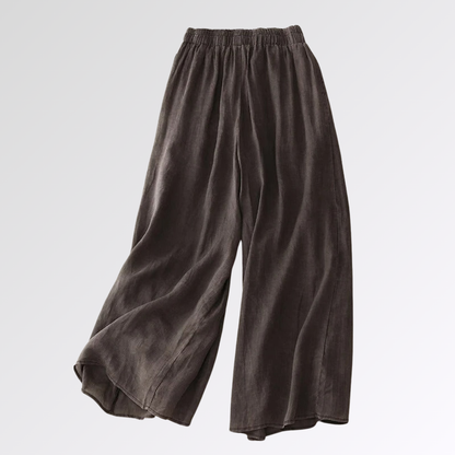 Nicole | Pantalon En Lin Élégant