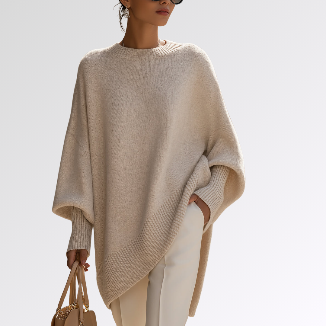 Serena | Pull élégant à base asymétrique