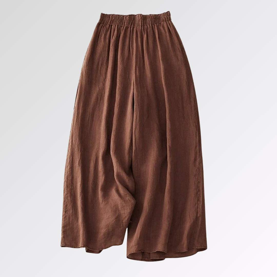 Nicole | Pantalon En Lin Élégant