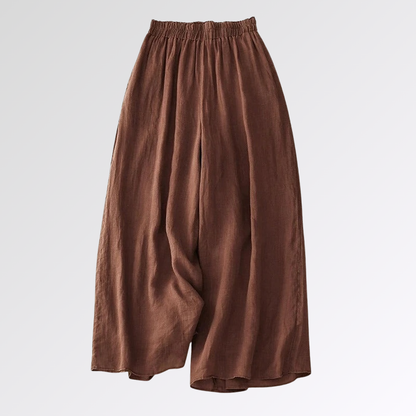Nicole | Pantalon En Lin Élégant