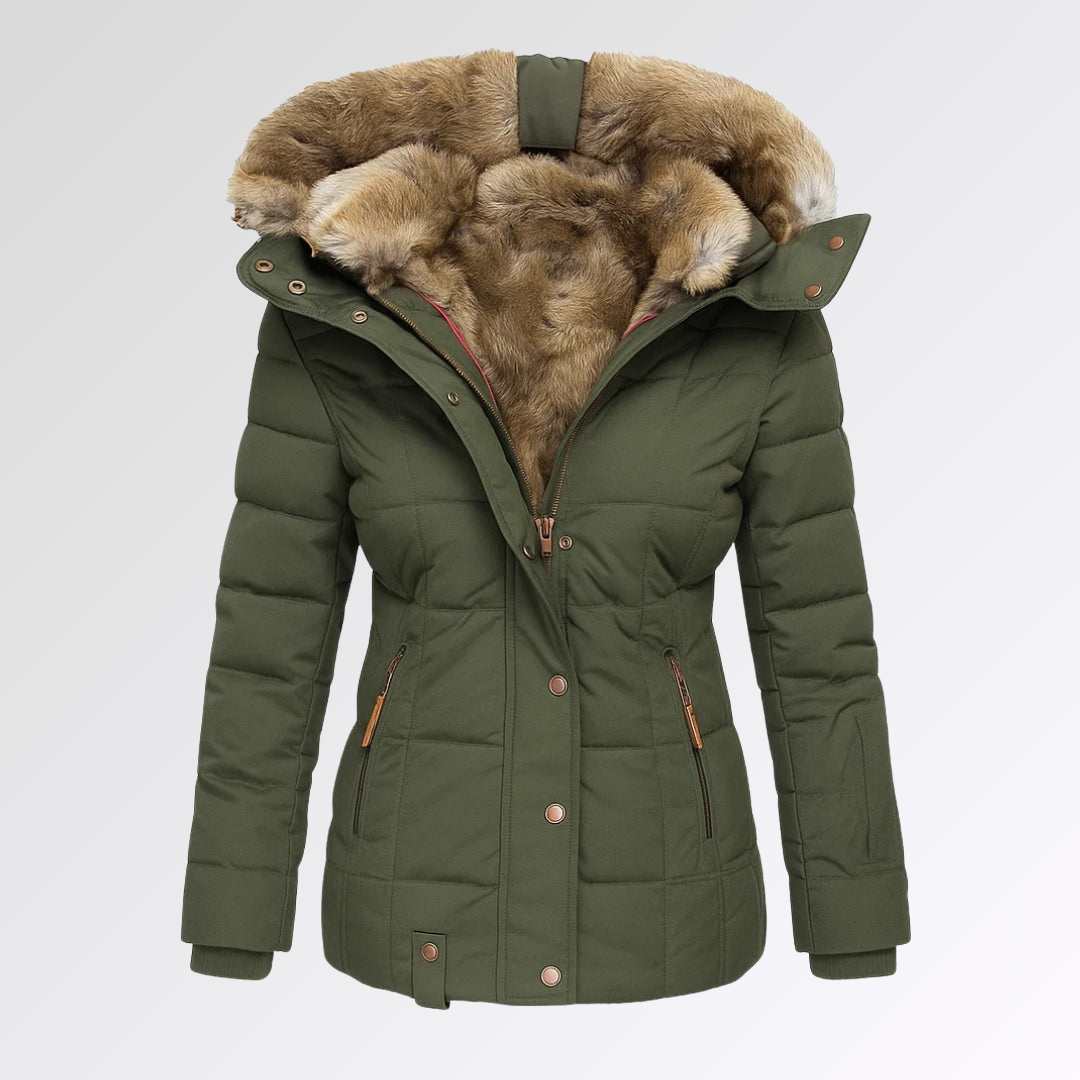 Maud | Manteau à doublure fourrée