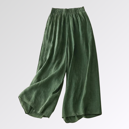 Nicole | Pantalon En Lin Élégant