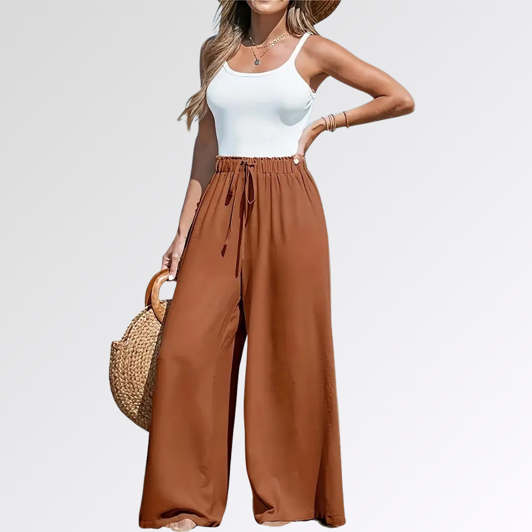 Liv | Pantalon Taille Haute Élégants