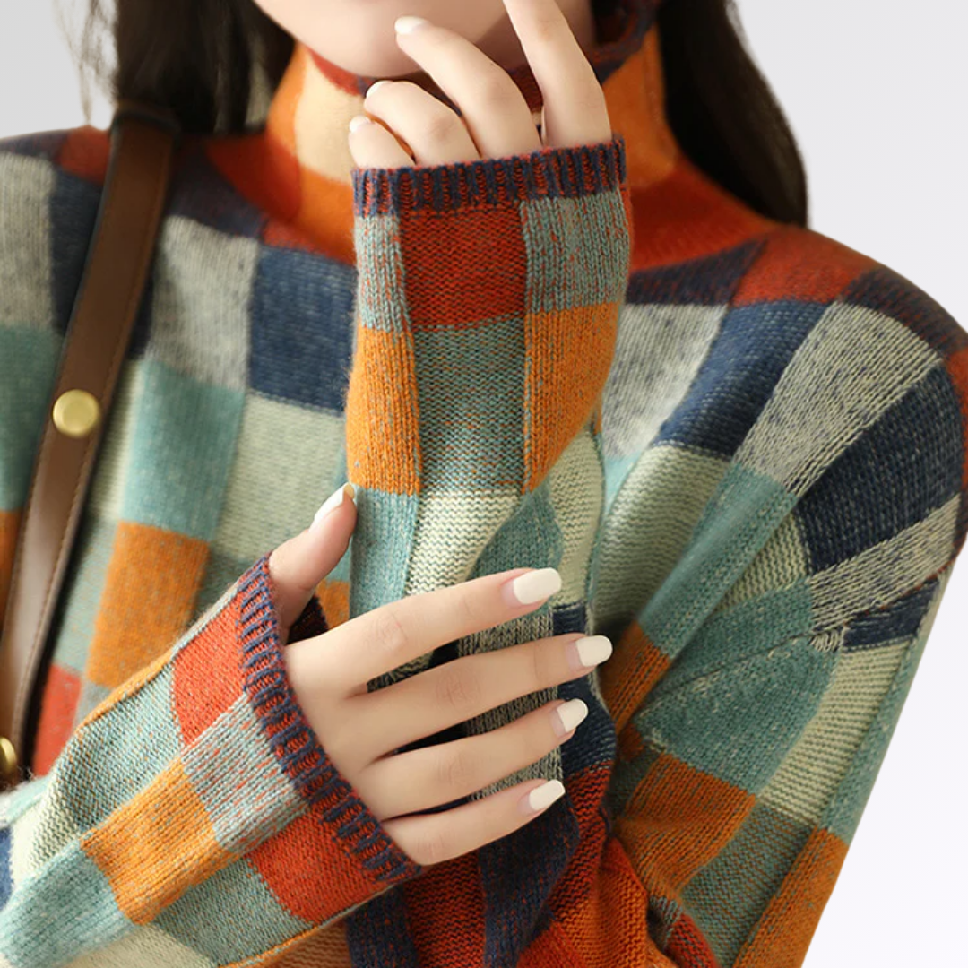 Élise | Pull col Haut Doux