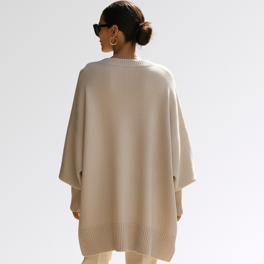 Serena | Pull élégant à base asymétrique