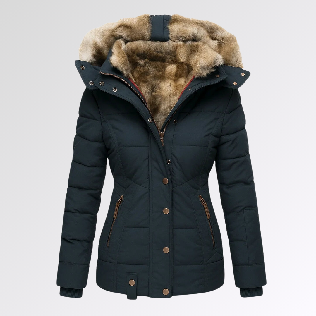 Maud | Manteau à doublure fourrée