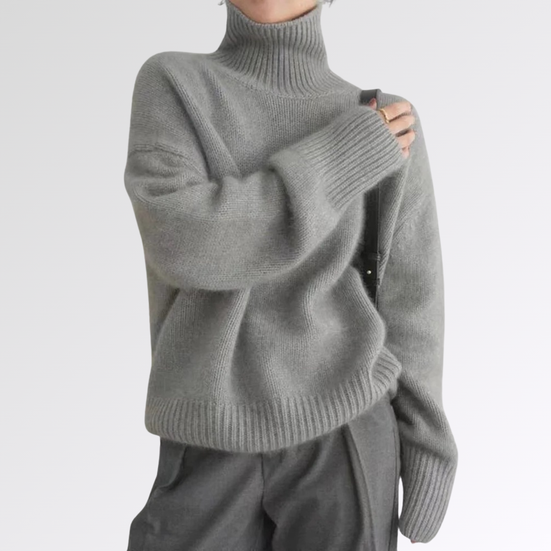 Isabelle | Pull col roulé doux