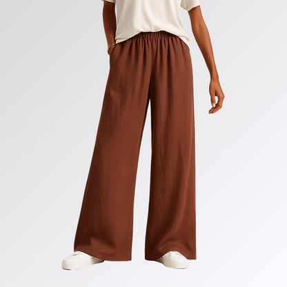 Nicole | Pantalon En Lin Élégant