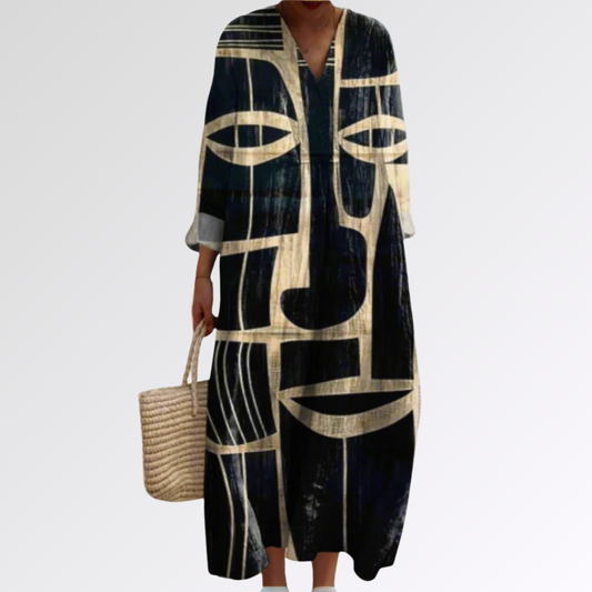 Ismène | Robe Visage Graphique