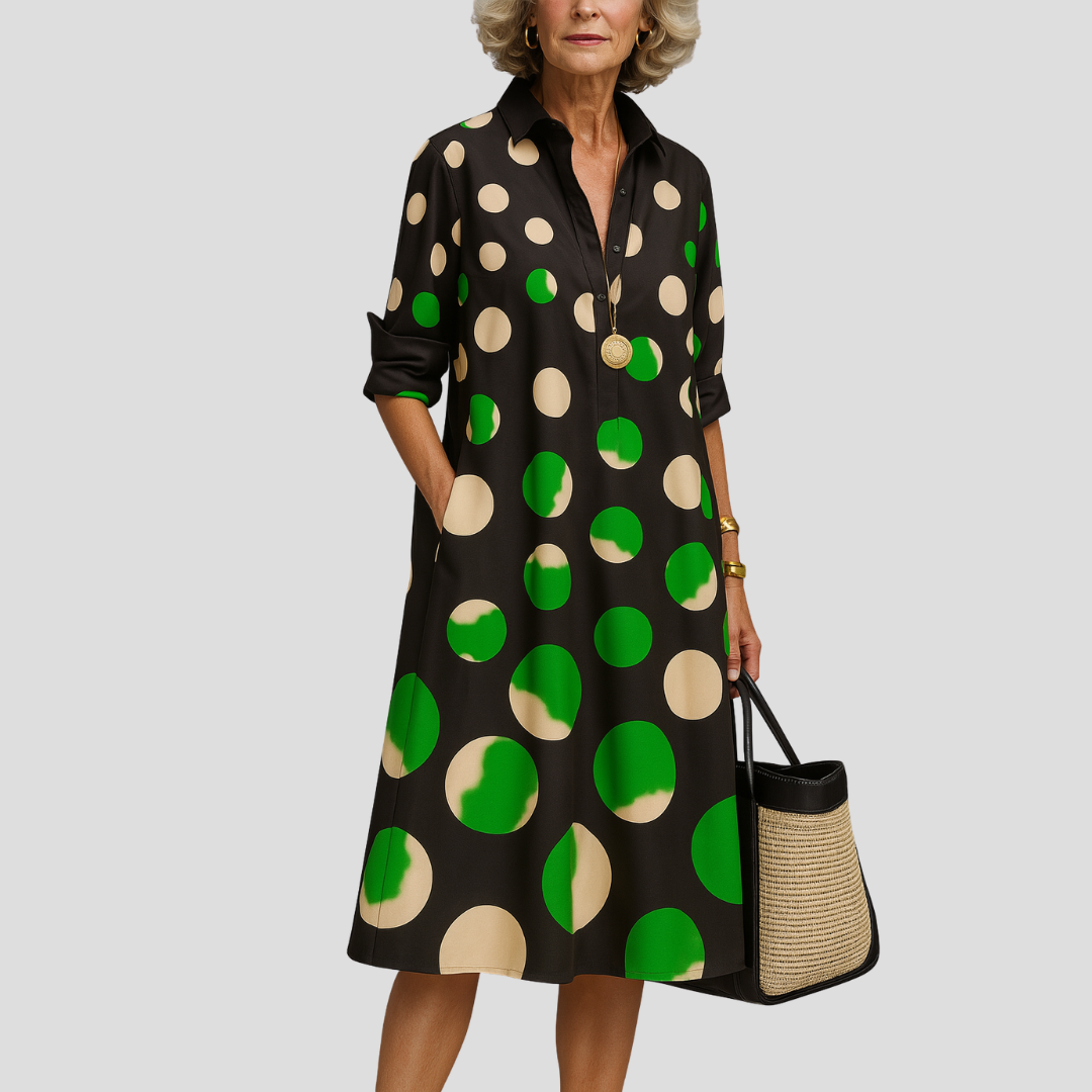 Daniela | Robe Midi Luxe pour une Élégance Sans Effort